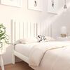 vidaXL Bed Headboard White 125.5x4x100 cm Solid Wood Pine