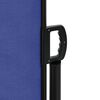 vidaXL Retractable Side Awning Blue 120x1000 cm
