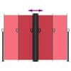 vidaXL Retractable Side Awning Red 180x600 cm