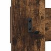 vidaXL Wall-Mounted Coat Rack Wall-mounted Smoked oak 65 x 3 x 100 cm