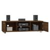 vidaXL TV Cabinet Brown Oak 140x40.5x35 cm Engineered Wood