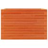 vidaXL Garden Planter Wax Brown 70x40x46 cm Solid Wood Pine