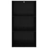 vidaXL Bookshelf Black Oak 60 x 30 x 114 cm Engineered Wood