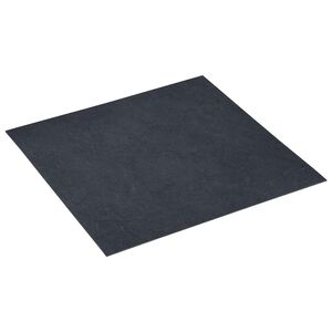 vidaXL Self-adhesive Flooring Planks Black Marble 30.5 x 30.5 cm