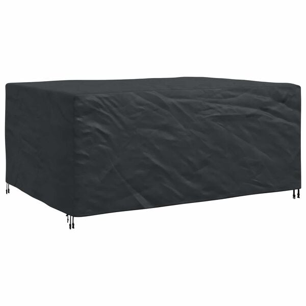 vidaXL Furniture Cover Plain Black 240 x 180 x 100 cm 420D