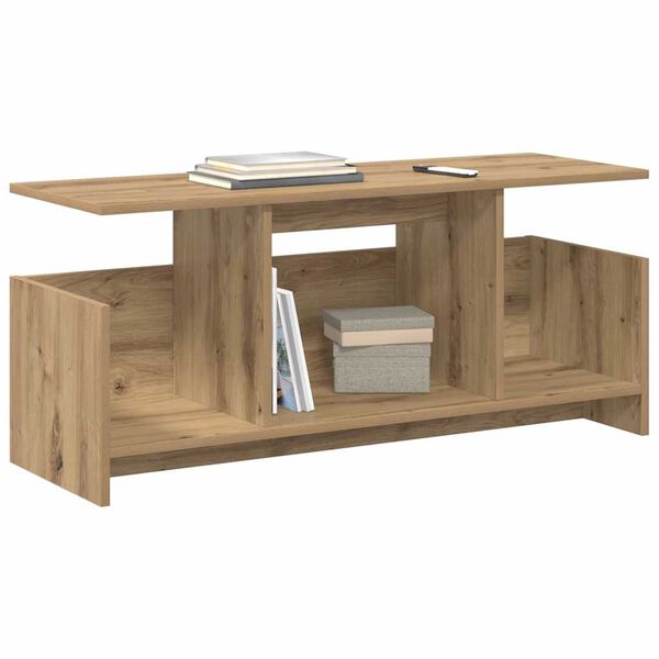 vidaXL TV Stand Artisan Oak 102 x 35 x 45 cm Engineered Wood