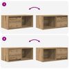vidaXL TV Cabinet Artisan Oak 60x31x25.5 cm Engineered Wood
