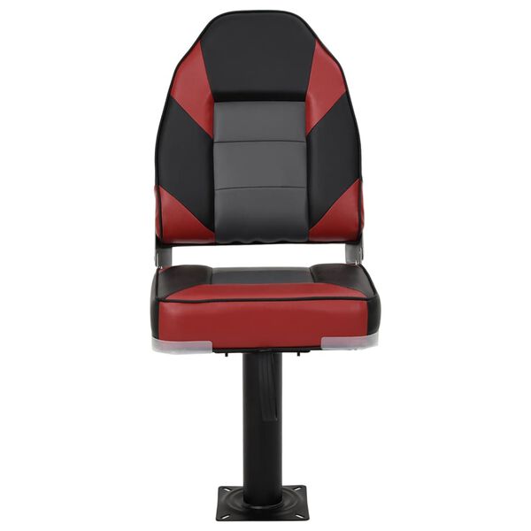 vidaXL Boat Seat with Pedestal 360&deg; Rotatable