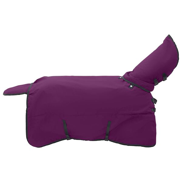 vidaXL Horse Blanket Full Purple 85 cm Polyester