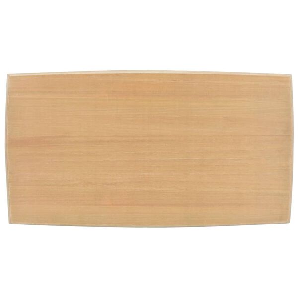 vidaXL Coffee Table Grey and Brown 110x60x40 cm Solid Pine Wood