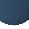 vidaXL Seat Cushions 2 pcs Blue Ø60 x 21 cm Fabric