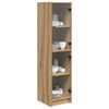 vidaXL Highboard Artisan Oak 35 x 37 x 142 cm Engineered Wood