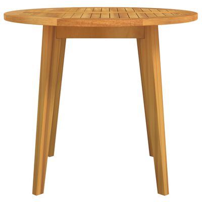 vidaXL Garden Table Ø85x75 cm Solid Wood Acacia