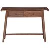 vidaXL Desk with Drawer Brown 110 x 30 x 79 cm Solid Mahogany Wood