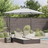 vidaXL Cantilever Banana Parasol Sand 249 x 249 x 250 cm