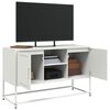 vidaXL TV Cabinet White 100.5x39x60.5 cm Steel
