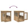 vidaXL Dog Crate Furniture Artisan Oak 45x62x59 cm Engineered Wood