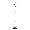 vidaXL Coat Stand Black 177 cm Powder-coated Iron
