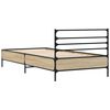 vidaXL Bed Frame without Mattress Sonoma Oak 90x190 cm Single