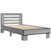 vidaXL Bed Frame without Mattress Grey Sonoma 90x200 cm