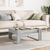 vidaXL Coffee Table with Infinity LED Grey Sonoma 70x53x30 cm