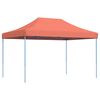 vidaXL Party Tent Folding Terracotta 279 x 410 x 315 cm Oxford Fabric