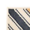 vidaXL Modern Rug Zigzag Design 80x150 cm Brown/Black/Blue