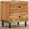 vidaXL Bedside Cabinet 40x33x46 cm Solid Wood Acacia