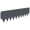 vidaXL Lawn Edging 20 pcs metal