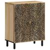vidaXL Side Cabinet 60x33x75 cm Solid Wood Mango
