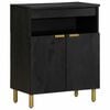 vidaXL Sideboard Black 60x33x75 cm Engineered Wood