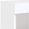 vidaXL 5 Piece TV Wall Units with LED White Engineered Wood
