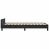 vidaXL Bed Frame without Mattress Black 90x190cm Single Velvet
