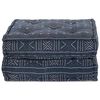 vidaXL Modular Sofa Indigo Print 70 x 70 x 36 cm Fabric
