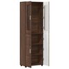 vidaXL Highboard FLORIN Brown Oak 60 x 35 x 182 cm Engineered Wood