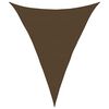 vidaXL Sunshade Sail 160 g/m&sup2; Brown 5x6x6 m HDPE