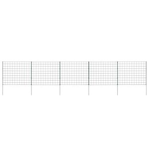 vidaXL Garden Fence Set 77,5x64 cm Green