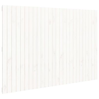vidaXL Wall Headboard White 166x3x110 cm Solid Wood Pine