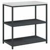 vidaXL Kitchen Storage Set 2 pcs Anthracite Cold-rolled Steel