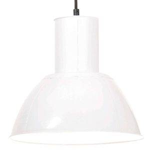 vidaXL Hanging Lamp 25 W White Round 28.5 cm E27