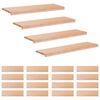 vidaXL Stair Treads 20 pcs 90 x 25 x 2 cm Natural Solid Beech Wood