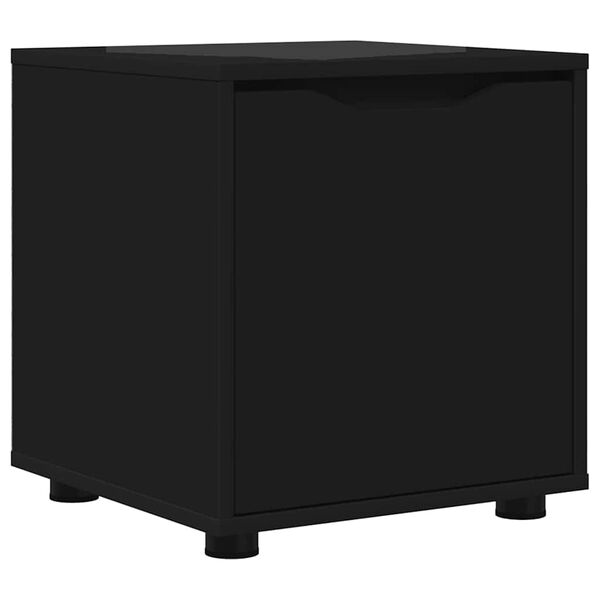 vidaXL Bathroom Cabinet Black 40.5 x 40 x 44 cm Engineered Wood