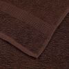 vidaXL 6 Piece Towel Set "FROGN" Brown 360 gsm