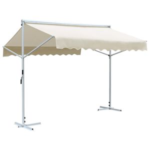 vidaXL Free Standing Awning 3x3 m Cream