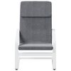 vidaXL Relaxing Chair Dark Grey Fabric