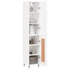 vidaXL Highboard White 34.5x34x180 cm Engineered Wood
