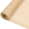 vidaXL Privacy Net Beige 1x50 m HDPE 195 g/m&sup2;