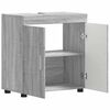 vidaXL Bathroom Cabinet Set TULUM Grey Sonoma 60 x 34 x 63 cm