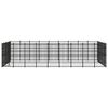 vidaXL Outdoor Dog Kennel Steel 41.47 m&sup2;