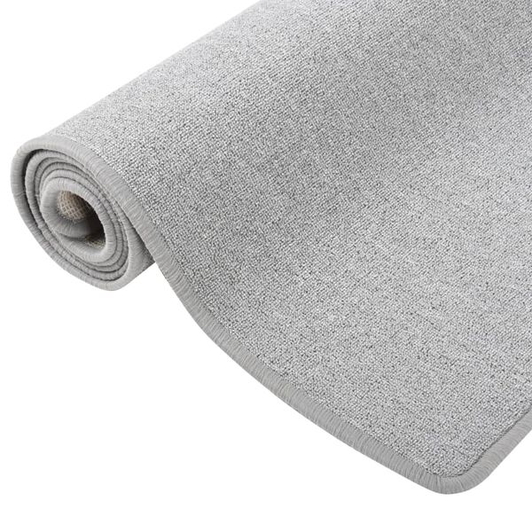 vidaXL Carpet Runner Light Grey 80x200 cm